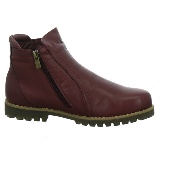 Andrea Conti Stiefel ungefüttert Bordeaux