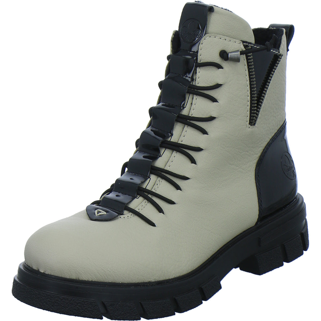 Rieker Stiefel Damen Beige-kombi