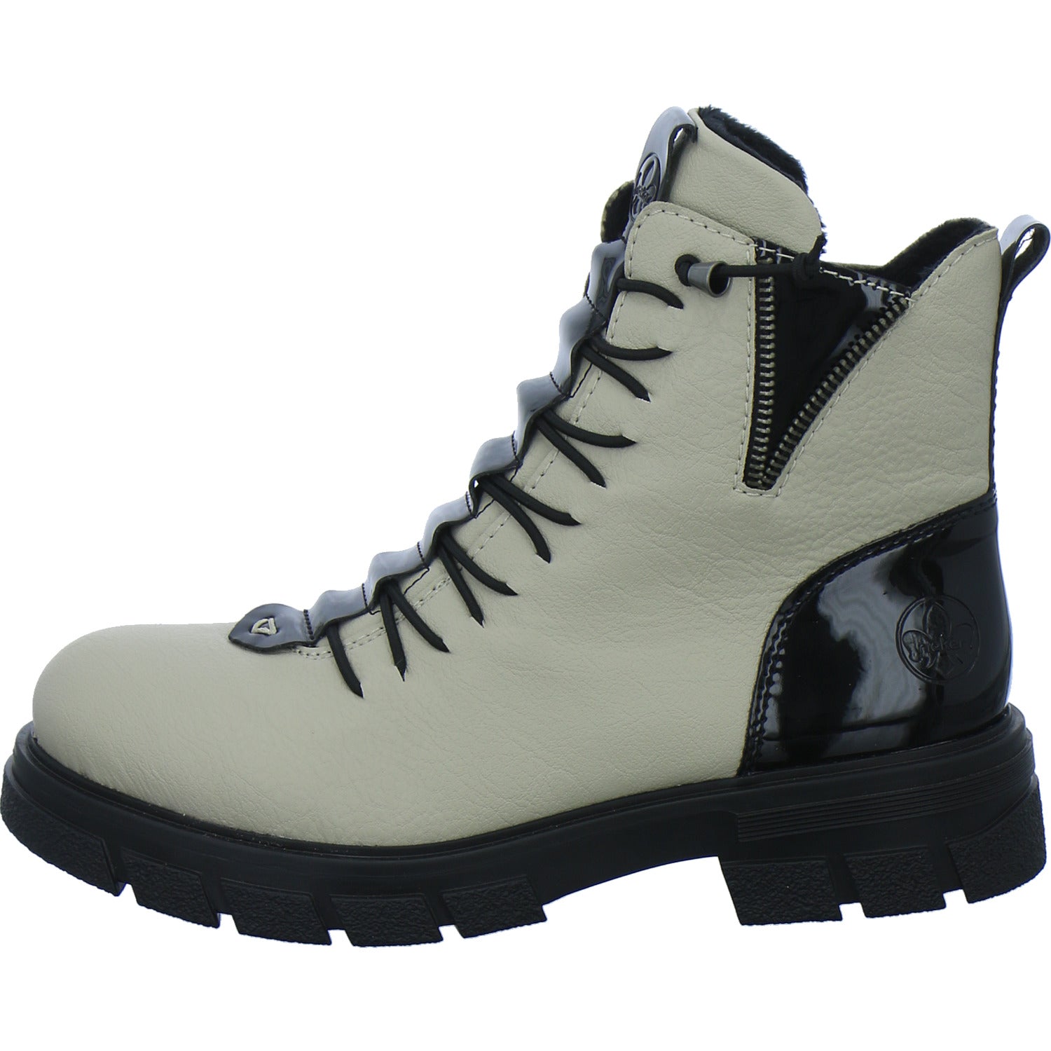 Rieker Stiefel Damen Beige-kombi