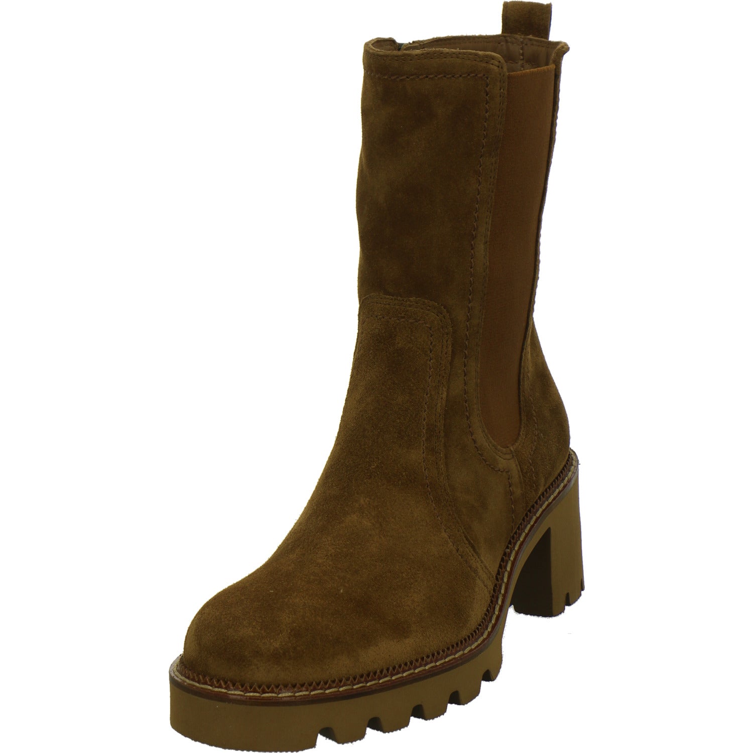 Paul Green Stiefel ungefüttert Mittelbraun