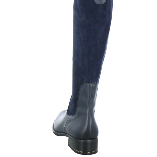 Caprice 211+3x209 Stiefel ungefüttert Dunkelblau - 360° Ansicht