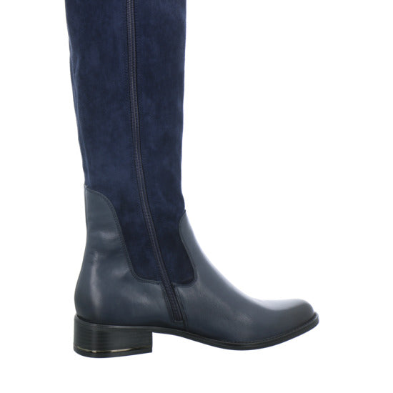Caprice 211+3x209 Stiefel ungefüttert Dunkelblau - 360° Ansicht