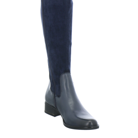 Caprice 211+3x209 Stiefel ungefüttert Dunkelblau - 360° Ansicht