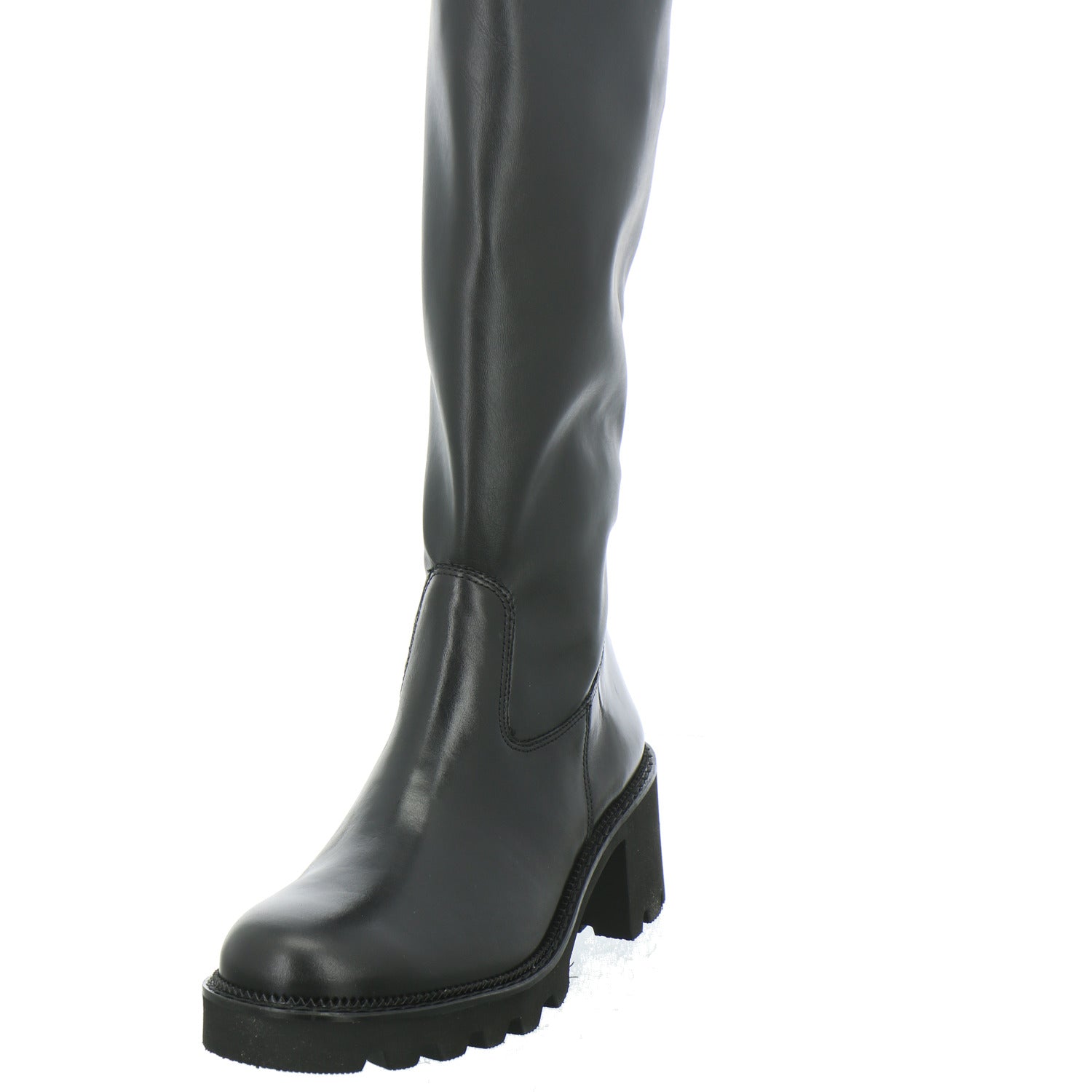 Paul Green Stiefel ungefüttert Schwarz