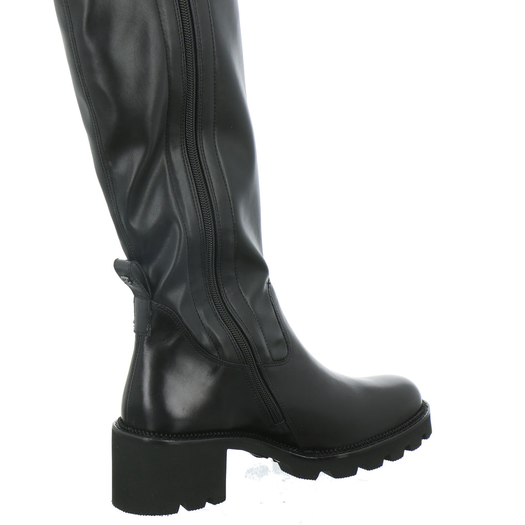 Paul Green Stiefel ungefüttert Schwarz