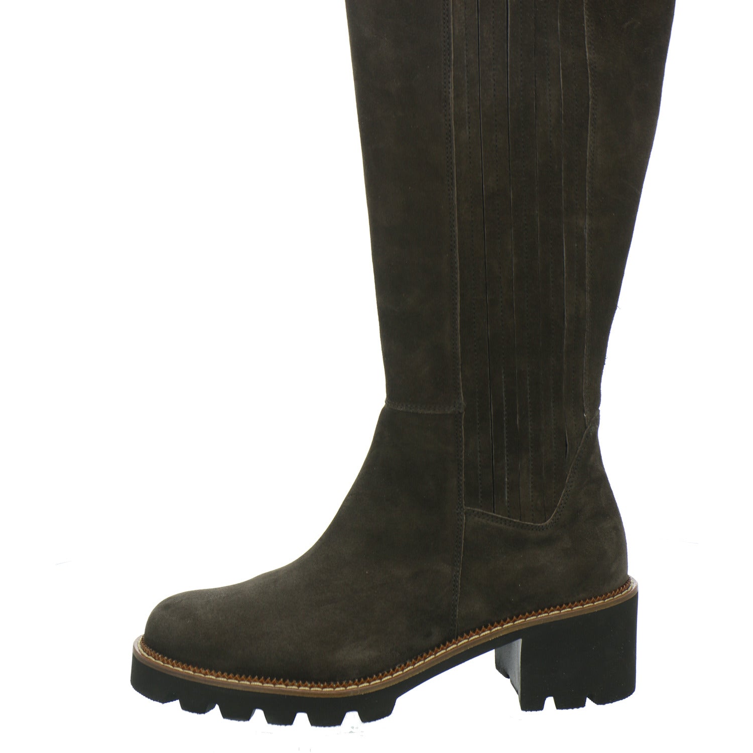 Paul Green Stiefel ungefüttert Dunkelbraun