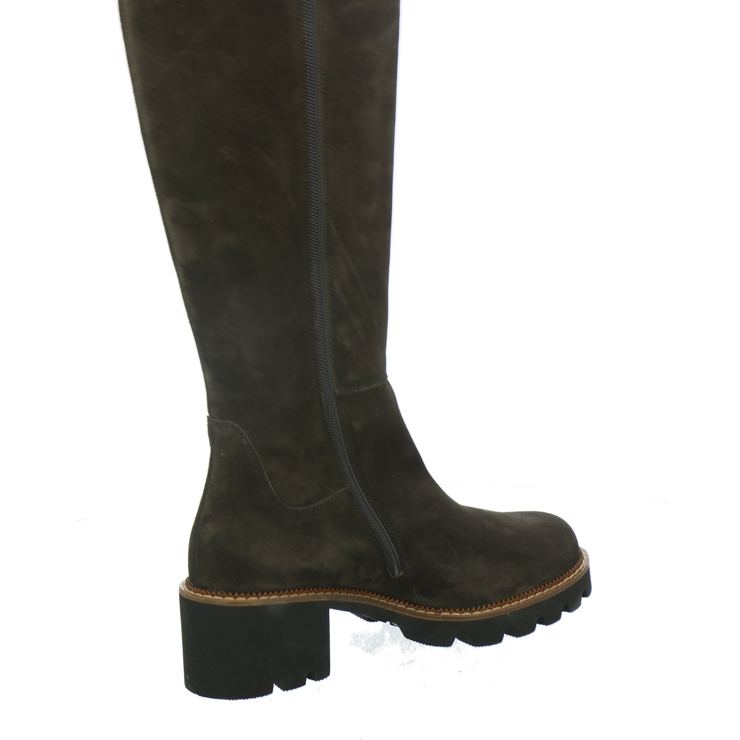 Paul Green Stiefel ungefüttert Dunkelbraun