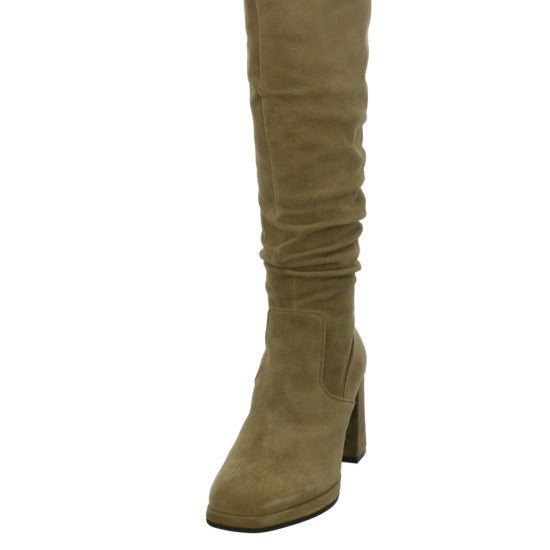 Regarde le ciel Stiefel ungefüttert taupe - 360° Ansicht