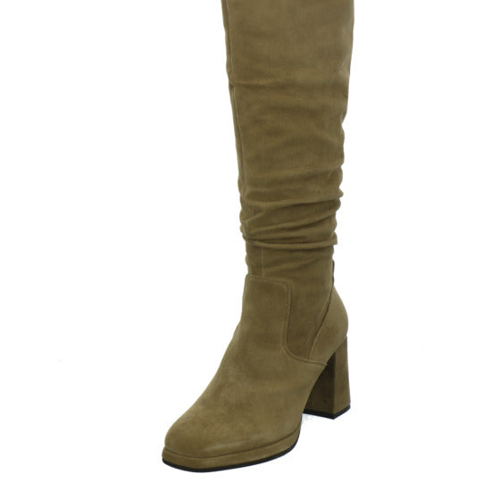 Regarde le ciel Stiefel ungefüttert taupe - 360° Ansicht