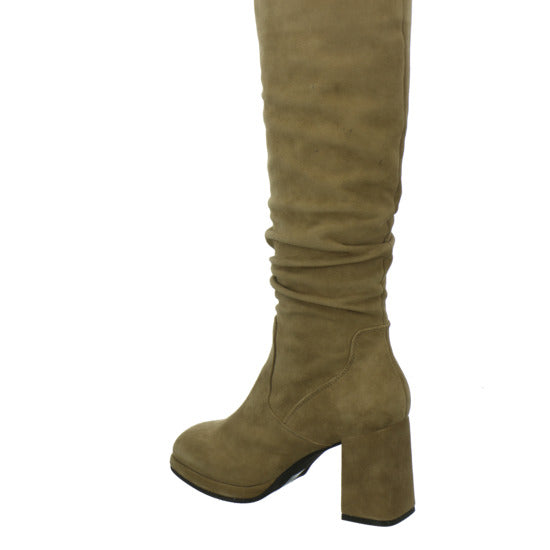 Regarde le ciel Stiefel ungefüttert taupe - 360° Ansicht