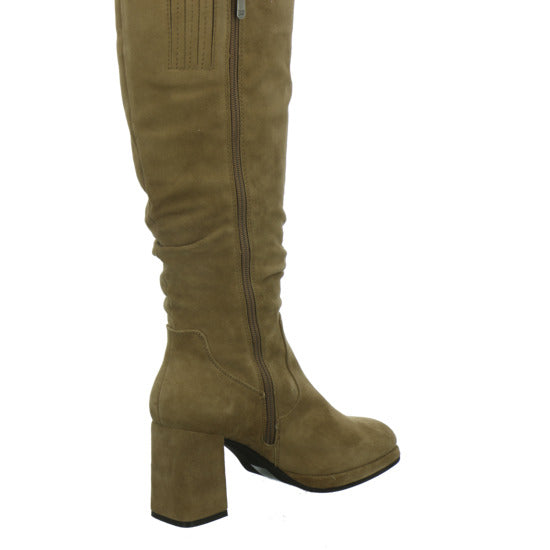 Regarde le ciel Stiefel ungefüttert taupe - 360° Ansicht