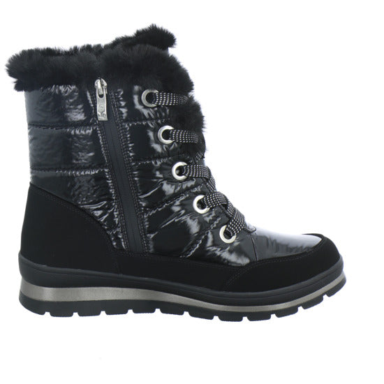 Caprice Winterstiefel warm gefüttert Schwarz - 360° Ansicht