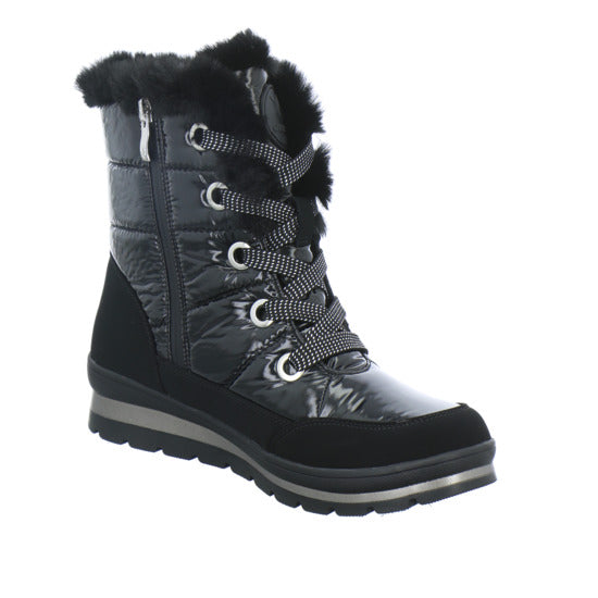 Caprice Winterstiefel warm gefüttert Schwarz - 360° Ansicht