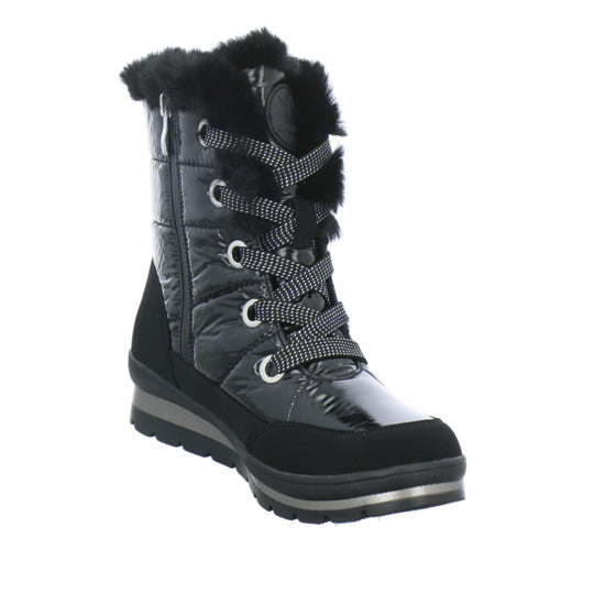 Caprice Winterstiefel warm gefüttert Schwarz - 360° Ansicht