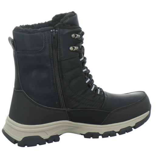 Josef Seibel Davos 52 Winterstiefel warm gefüttert Schwarz - 360° Ansicht