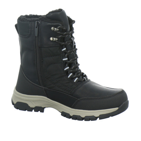Josef Seibel Davos 52 Winterstiefel warm gefüttert Schwarz - 360° Ansicht