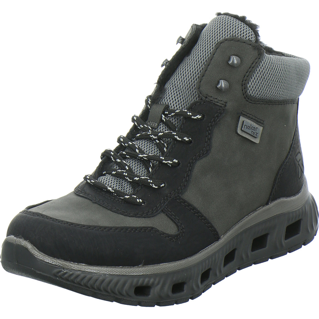 Rieker Winterstiefel Damen Schwarz-kombi