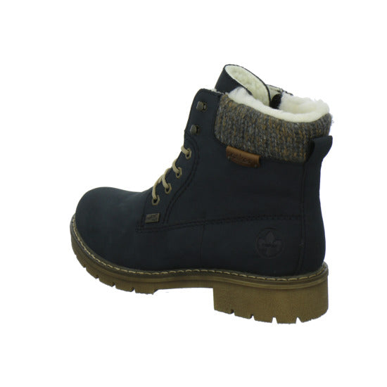 Rieker Winterstiefel warm gefüttert Dunkelblau - 360° Ansicht