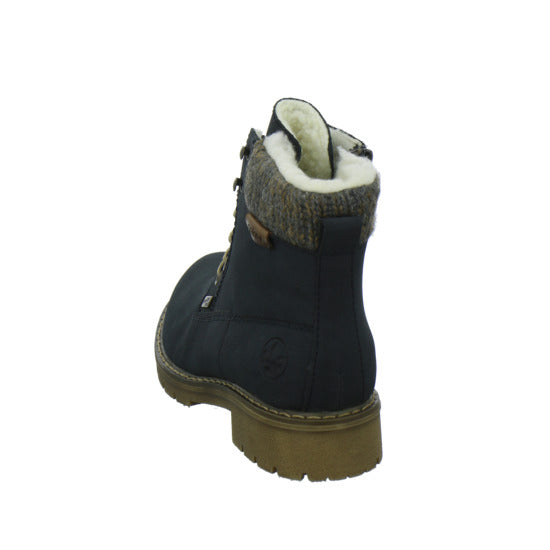 Rieker Winterstiefel warm gefüttert Dunkelblau - 360° Ansicht
