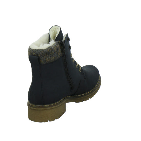 Rieker Winterstiefel warm gefüttert Dunkelblau - 360° Ansicht