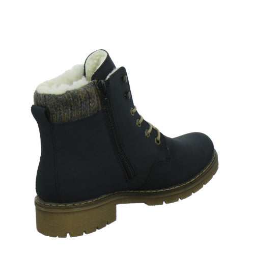 Rieker Winterstiefel warm gefüttert Dunkelblau - 360° Ansicht