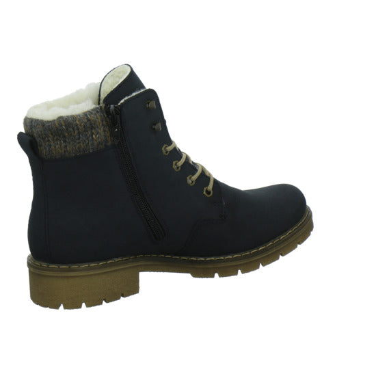 Rieker Winterstiefel warm gefüttert Dunkelblau - 360° Ansicht