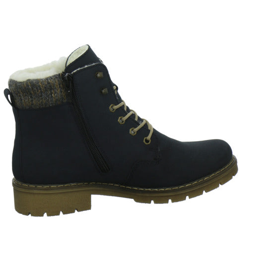 Rieker Winterstiefel warm gefüttert Dunkelblau - 360° Ansicht