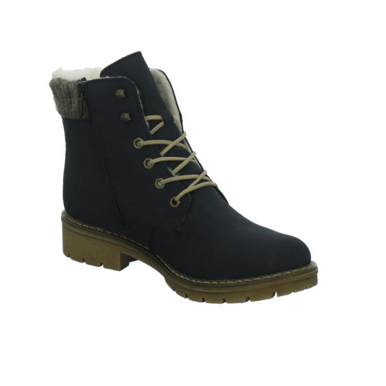 Rieker Winterstiefel warm gefüttert Dunkelblau - 360° Ansicht