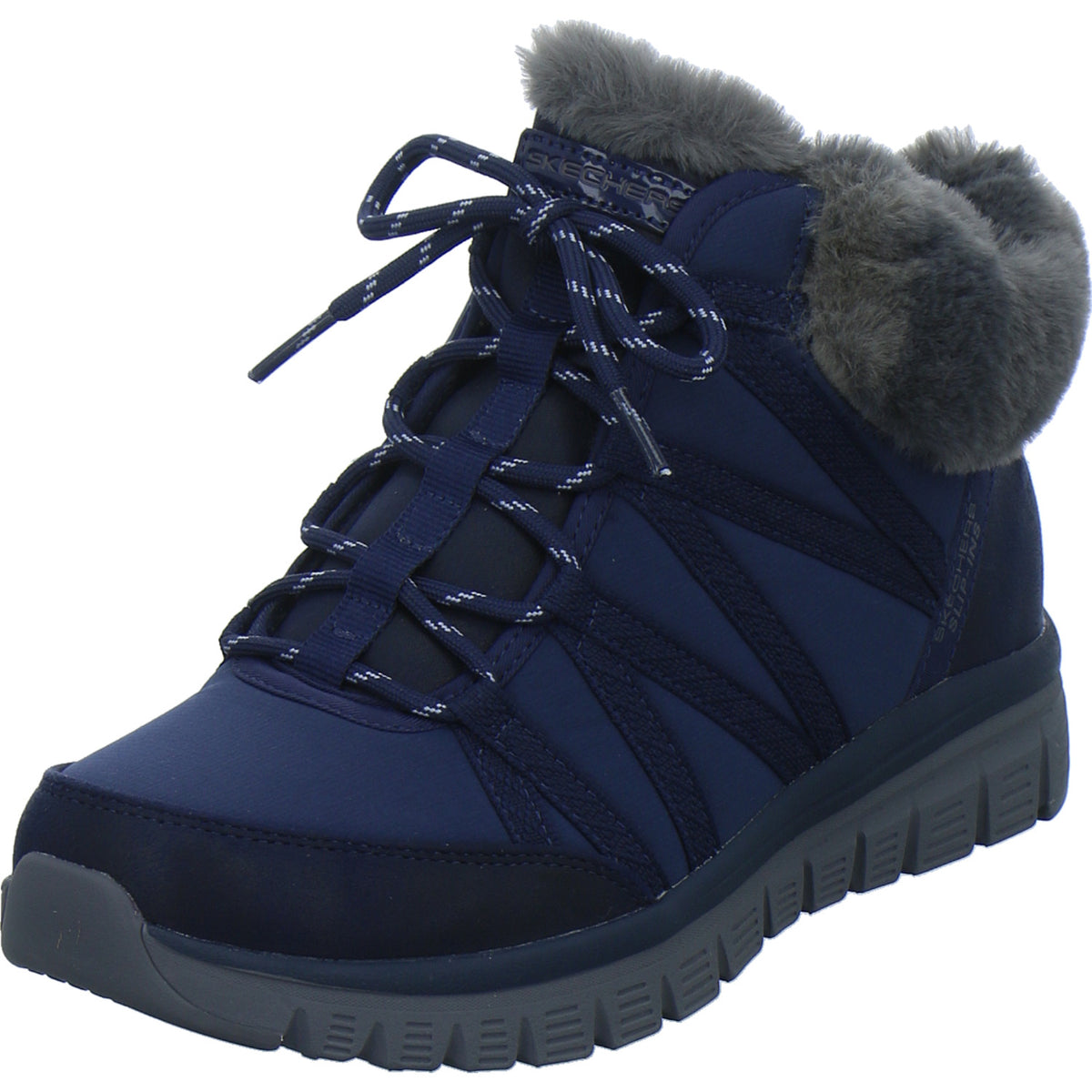 Skechers Winterstiefel Damen Slip Ins Dunkelblau