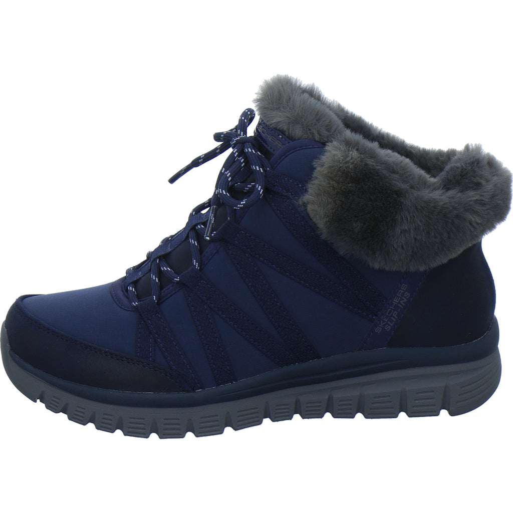 Skechers Winterstiefel Damen Slip Ins Dunkelblau