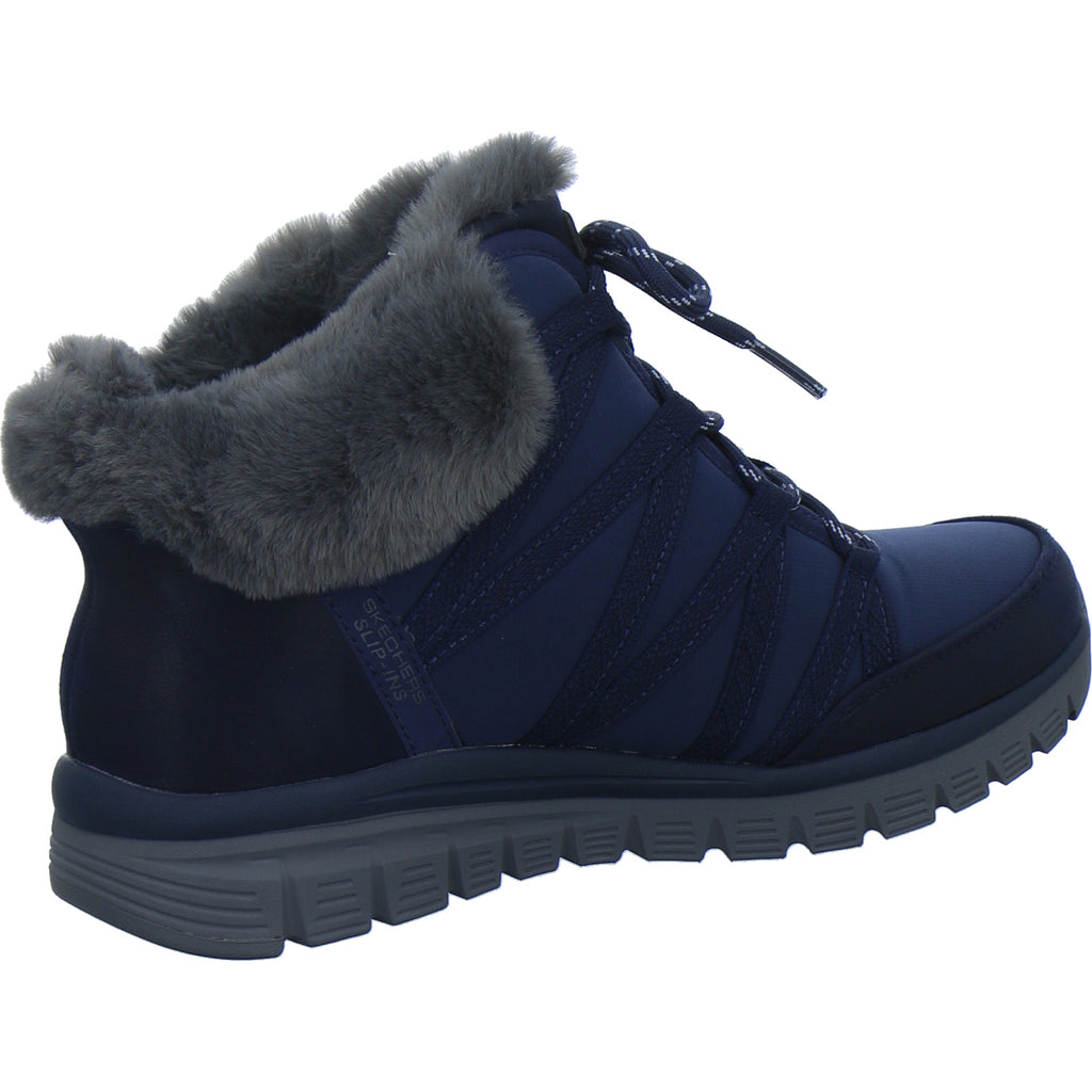 Skechers Winterstiefel Damen Slip Ins Dunkelblau