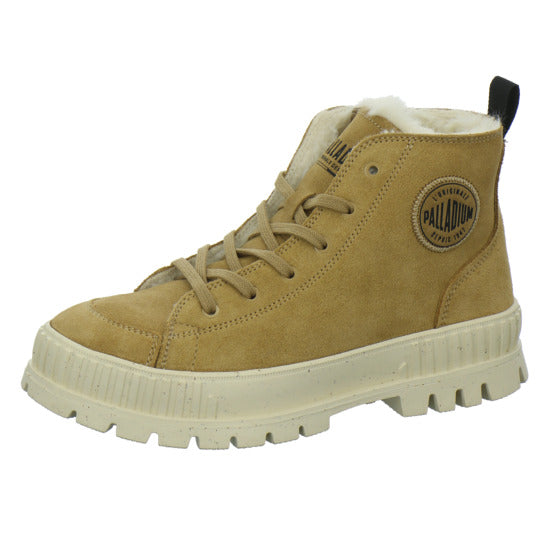 Palladium Pallashock Zip Warm Winterstiefel warm gefüttert Mittelbraun - 360° Ansicht