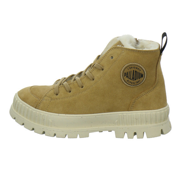 Palladium Pallashock Zip Warm Winterstiefel warm gefüttert Mittelbraun - 360° Ansicht