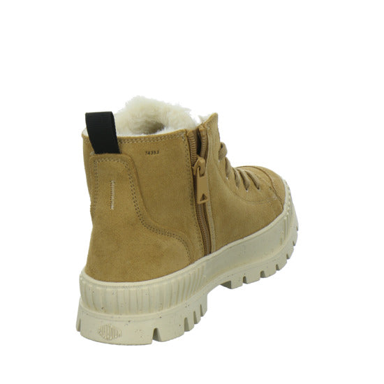 Palladium Pallashock Zip Warm Winterstiefel warm gefüttert Mittelbraun - 360° Ansicht