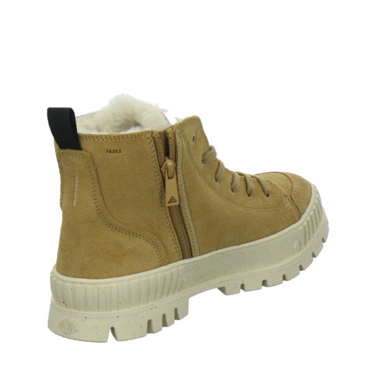 Palladium Pallashock Zip Warm Winterstiefel warm gefüttert Mittelbraun - 360° Ansicht