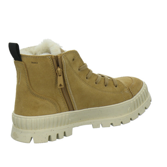 Palladium Pallashock Zip Warm Winterstiefel warm gefüttert Mittelbraun - 360° Ansicht