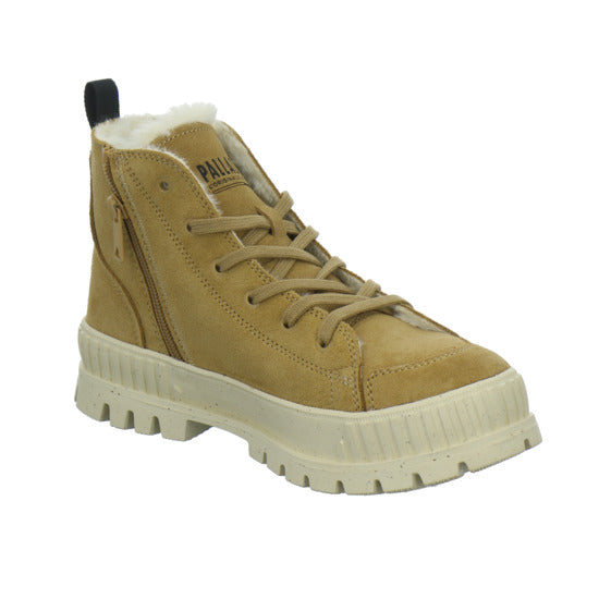 Palladium Pallashock Zip Warm Winterstiefel warm gefüttert Mittelbraun - 360° Ansicht