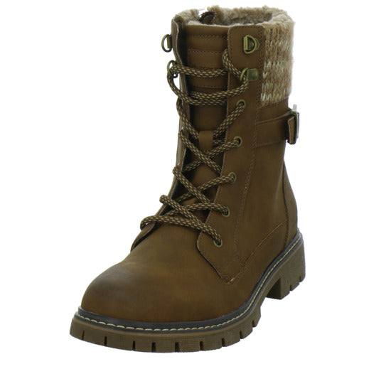 Tom Tailor Shoes Winterstiefel warm gefüttert Mittelbraun - 360° Ansicht