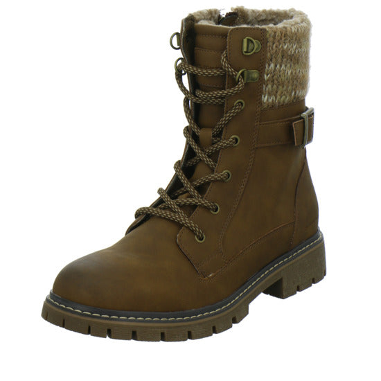 Tom Tailor Shoes Winterstiefel warm gefüttert Mittelbraun - 360° Ansicht