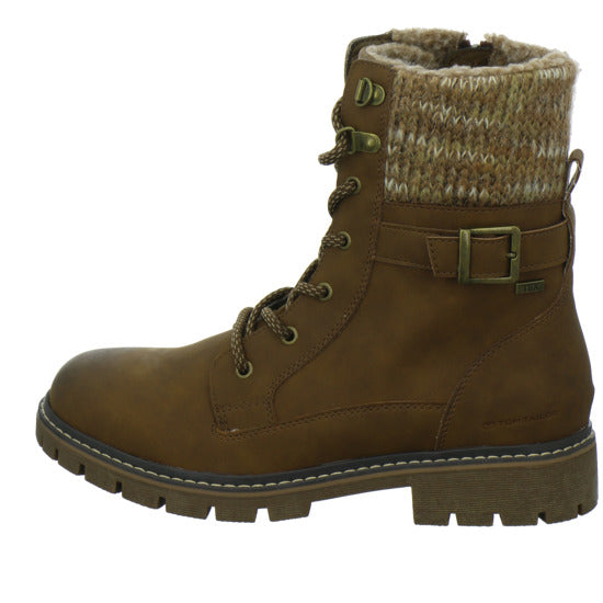 Tom Tailor Shoes Winterstiefel warm gefüttert Mittelbraun - 360° Ansicht