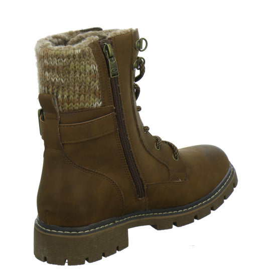 Tom Tailor Shoes Winterstiefel warm gefüttert Mittelbraun - 360° Ansicht
