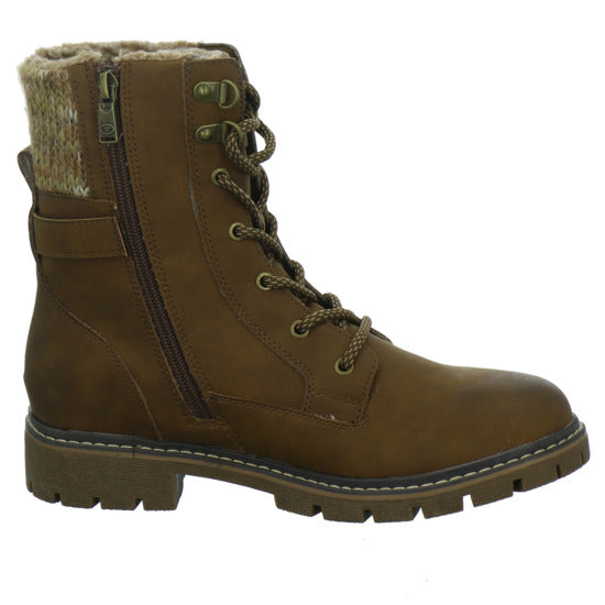 Tom Tailor Shoes Winterstiefel warm gefüttert Mittelbraun - 360° Ansicht