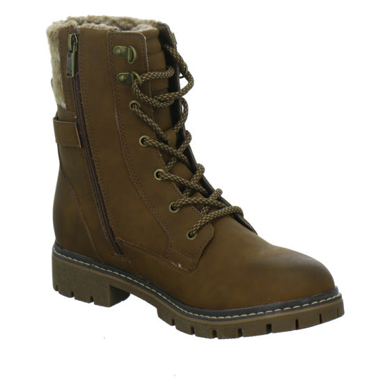 Tom Tailor Shoes Winterstiefel warm gefüttert Mittelbraun - 360° Ansicht