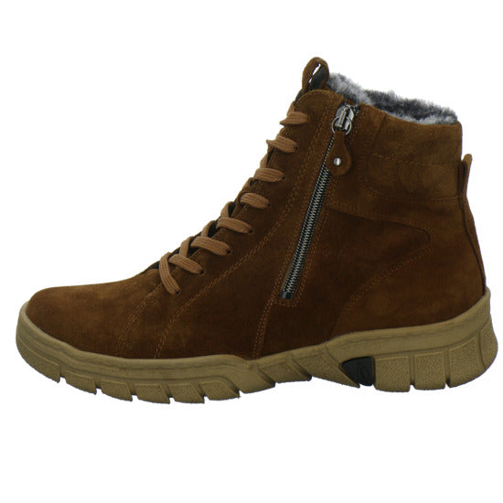 Waldläufer H-Lumi Winterstiefel warm gefüttert Mittelbraun - 360° Ansicht