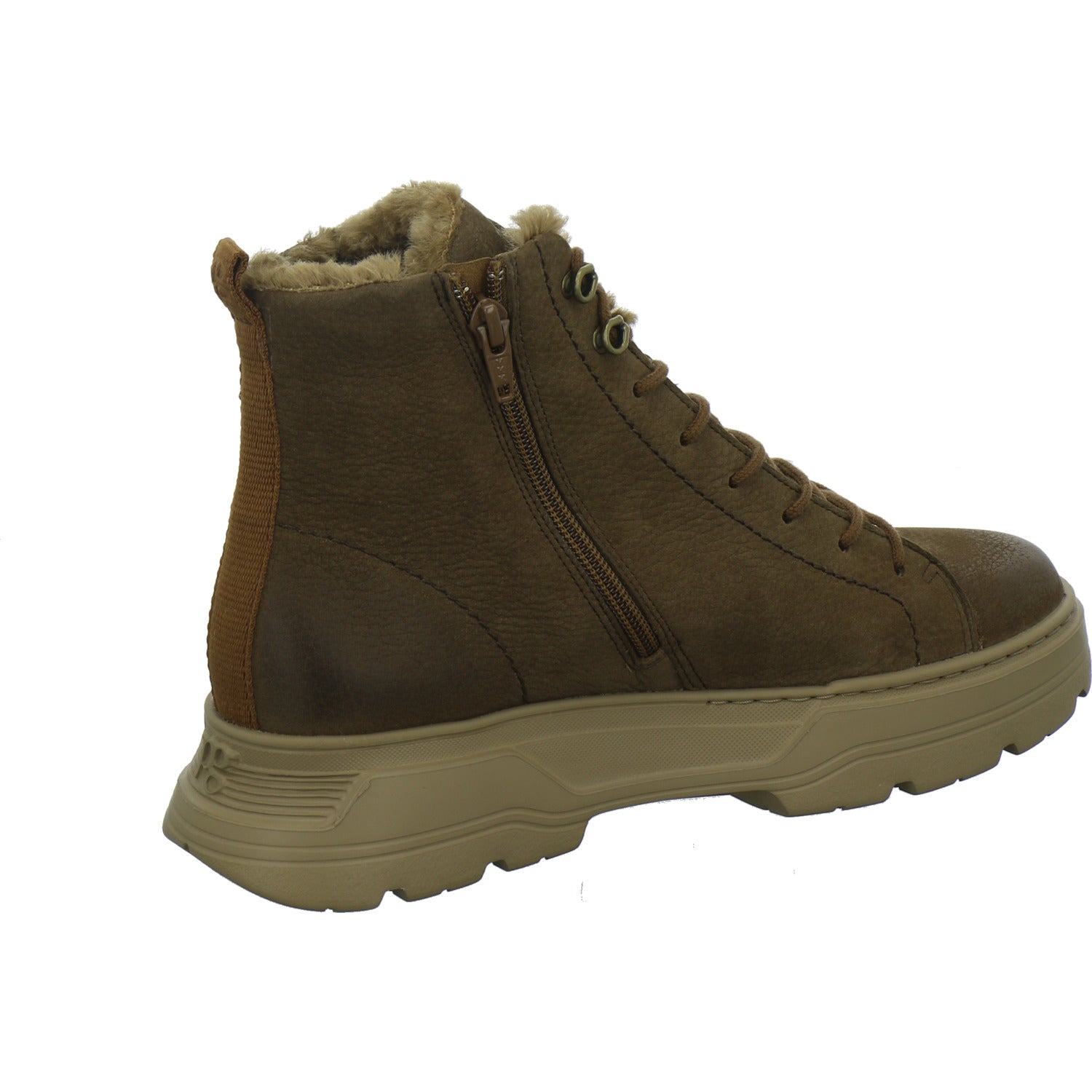 Paul Green Winterstiefel warm gefüttert Mittelbraun