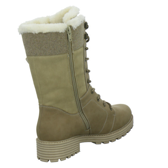 Remonte Winterstiefel warm gefüttert Hellbraun - 360° Ansicht