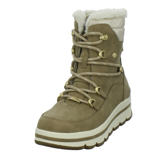 Tom Tailor Shoes Winterstiefel warm gefüttert Hellbraun - 360° Ansicht