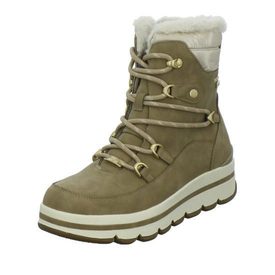 Tom Tailor Shoes Winterstiefel warm gefüttert Hellbraun - 360° Ansicht