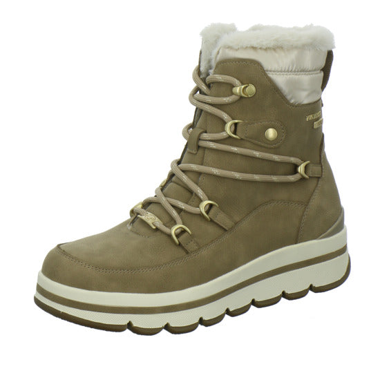 Tom Tailor Shoes Winterstiefel warm gefüttert Hellbraun - 360° Ansicht
