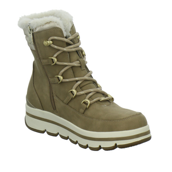 Tom Tailor Shoes Winterstiefel warm gefüttert Hellbraun - 360° Ansicht